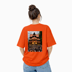Bestypop Women's Crew Neck  Oversized t-shirt - തൃശൂർ പൂരം വൈബ്സ്