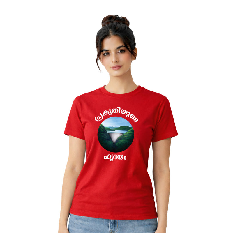 BestyPop Women’s Graphic Print Round Neck T-Shirt-(170 GSM single jersey)