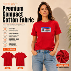 Freethinker | Arif Women's Prophecy Failed Successfully Crew Neck T-Shirt - (170 GSM single jersey)