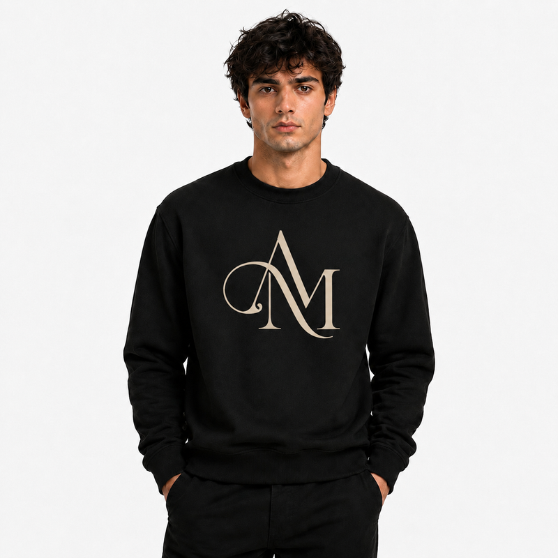 BestyPop Men’s Graphic Print Round Neck Sweatshirt - AM Designs