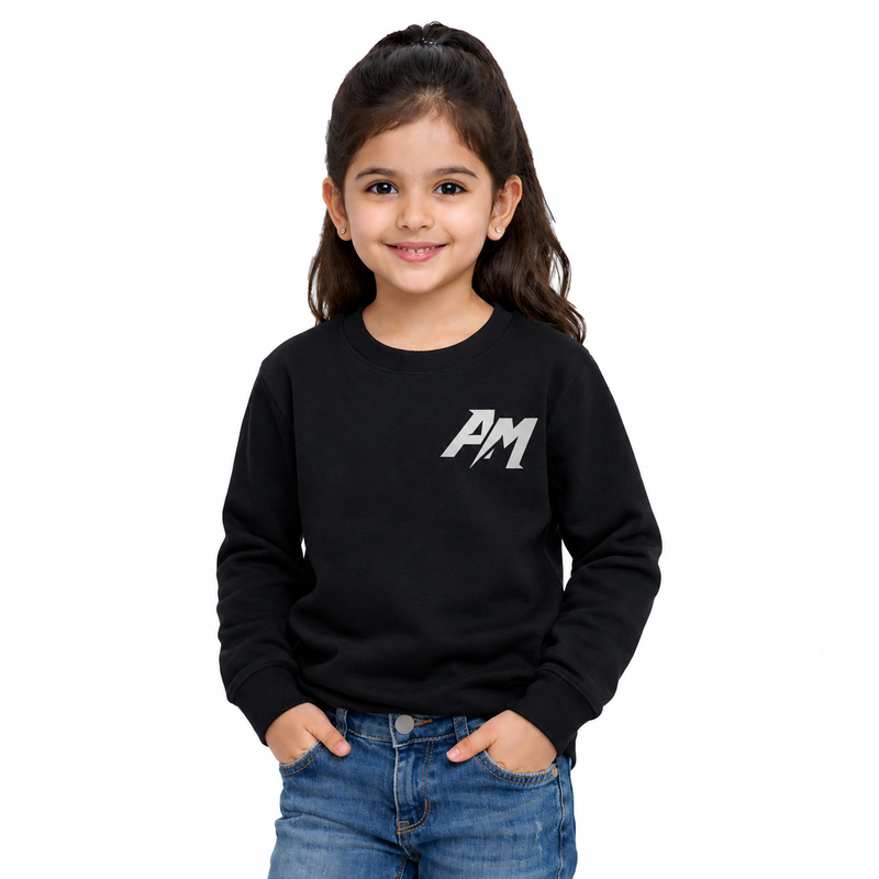 BestyPop Girl’s Graphic Print Round Neck Sweatshirt - AM Designs
