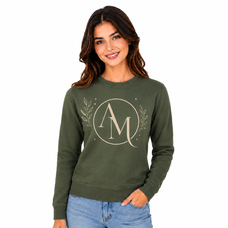 BestyPop Women’s Graphic Print Round Neck Sweatshirt - AM Designs