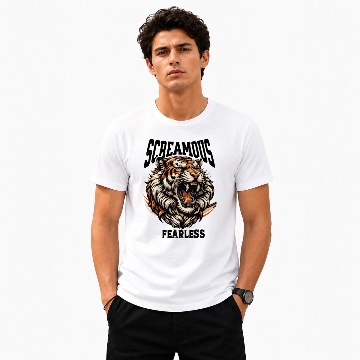 Bestypop Men's Crew Neck t-shirt