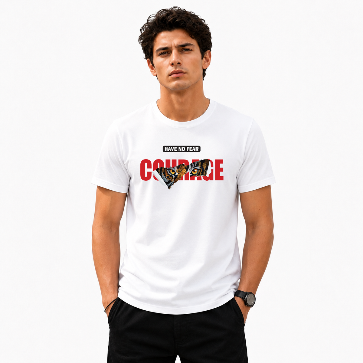 Bestypop Men's Crew Neck t-shirt