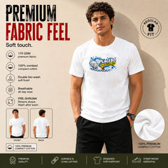 Freethinker | Arif Men's Placebo Crew Neck T-Shirt - (170 GSM single jersey)
