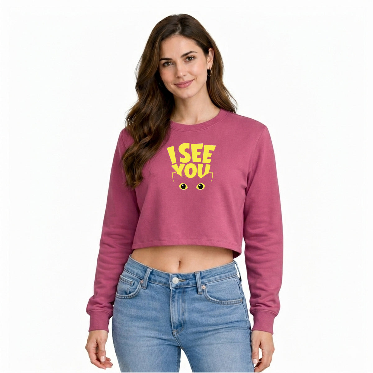 BestyPop Women’s Oversized full Sleeve Crop Top