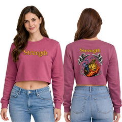 BestyPop Women’s Crop top full Sleeve - 270 GSM