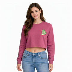 BestyPop Women’s Oversized full Sleeve Crop Top