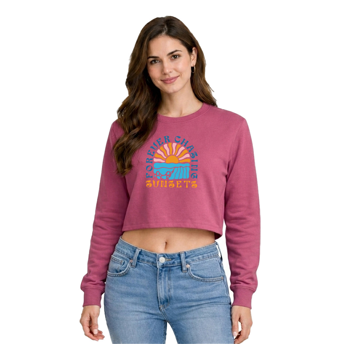 BestyPop Women’s Oversized full Sleeve Crop Top
