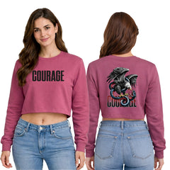 BestyPop Women’s Crop top full Sleeve - 270 GSM