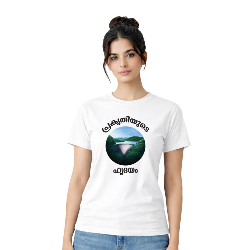 BestyPop Women’s Graphic Print Round Neck T-Shirt-(170 GSM single jersey)