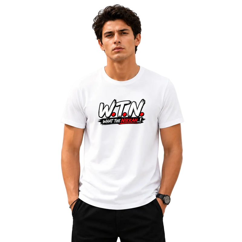 Freethinker | Arif Men's WTN Crew Neck T-Shirt - (170 GSM single jersey)