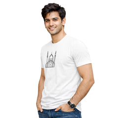 BestyPop Men’s Graphic Print Round Neck T-Shirt- Allah (170 GSM single jersey)
