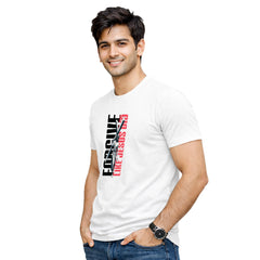 BestyPop Men’s Graphic Print Round Neck T-Shirt-Jesus(170 GSM single jersey)