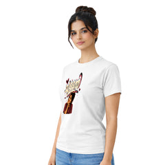 Bestypop Women's Crew Neck t-shirt - ചുള്ളത്തി(170 GSM single jersey)