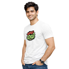 Bestypop Men's Crew Neck t-shirt - എന്തൂട്ടാ ഗഡി(170 GSM single jersey)