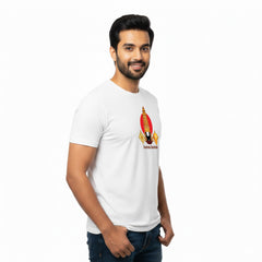 BestyPop Men’s Graphic Print Round Neck T-Shirt-Tirupathi Balaji (170 GSM single jersey)