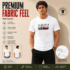Freethinker | Arif Men's WTN Crew Neck T-Shirt - (170 GSM single jersey)