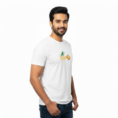 BestyPop Men’s Graphic Print Round Neck T-Shirt- Murugan (170 GSM single jersey)