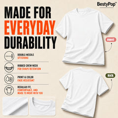 Family Matching Round Neck T-Shirt for Dad – Dada- (170 GSM) single jersey