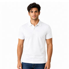 BestyPop Men’s Plain Polo T-Shirt