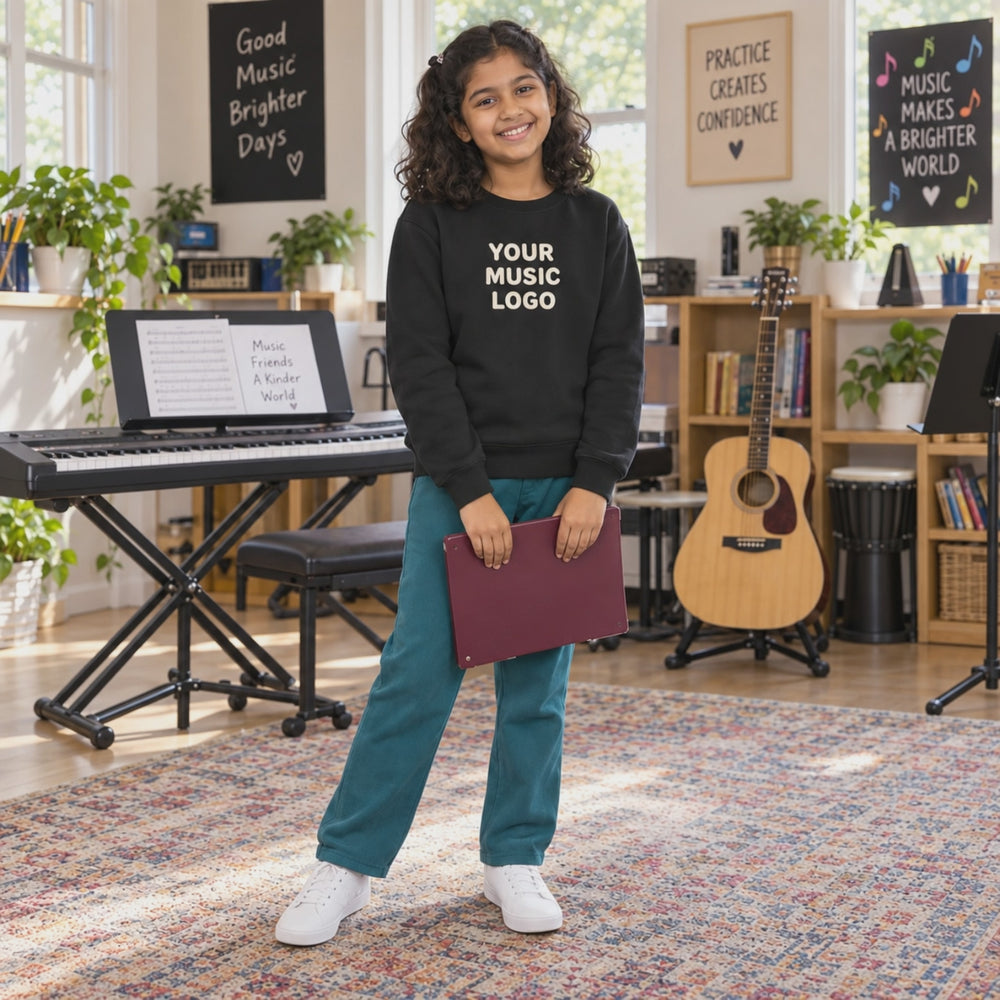 Girl Round Neck sweatshirt T-shirt – Customize — customization video